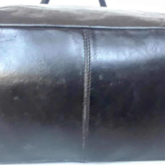 Hobo International Black Vintage Leather Satchel - Picture 6 of 7